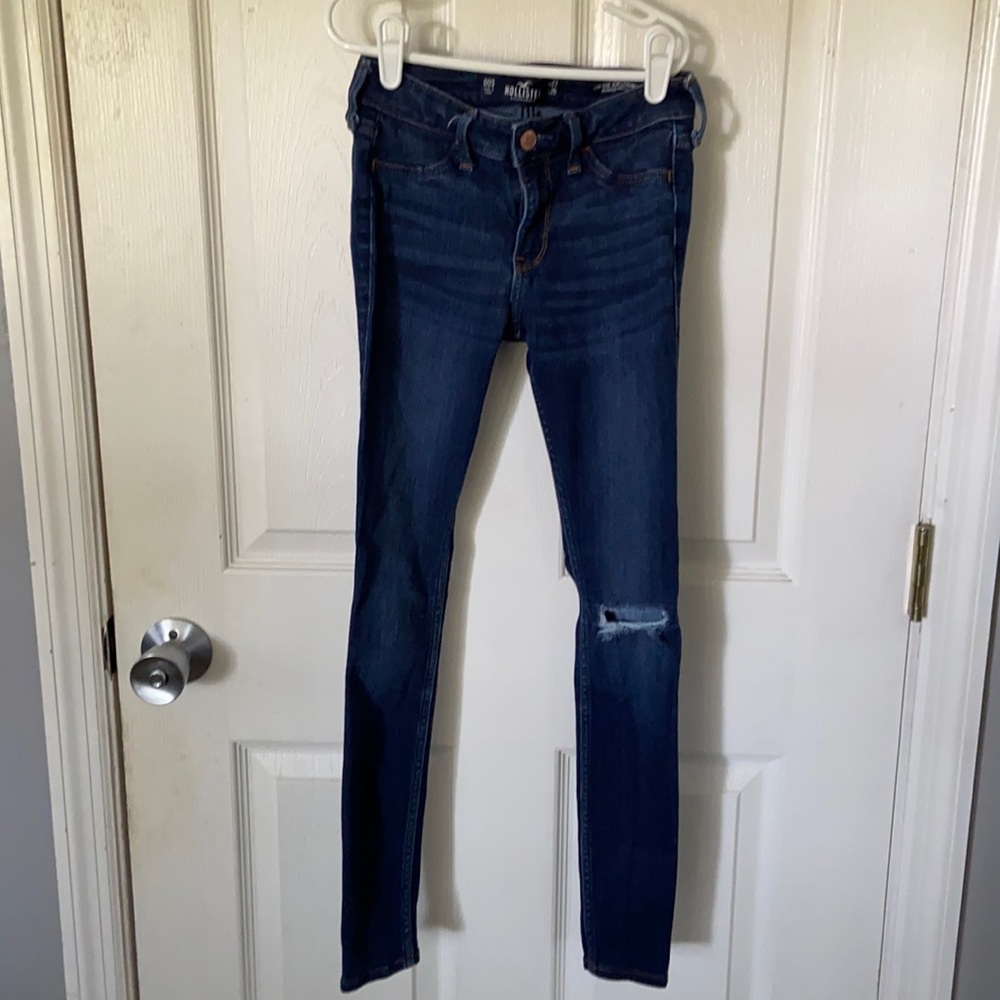 Low rise denim Jean leggings